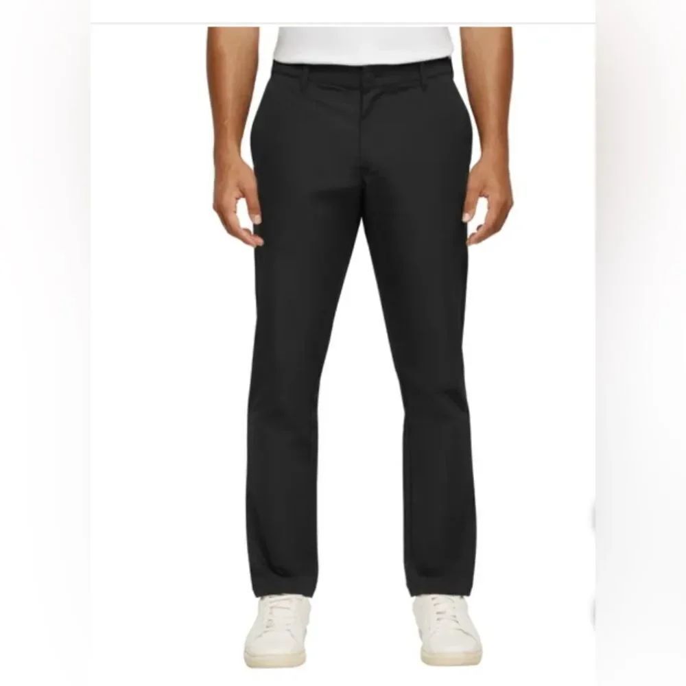 Banana Republic Flat Front Black Dress Pants